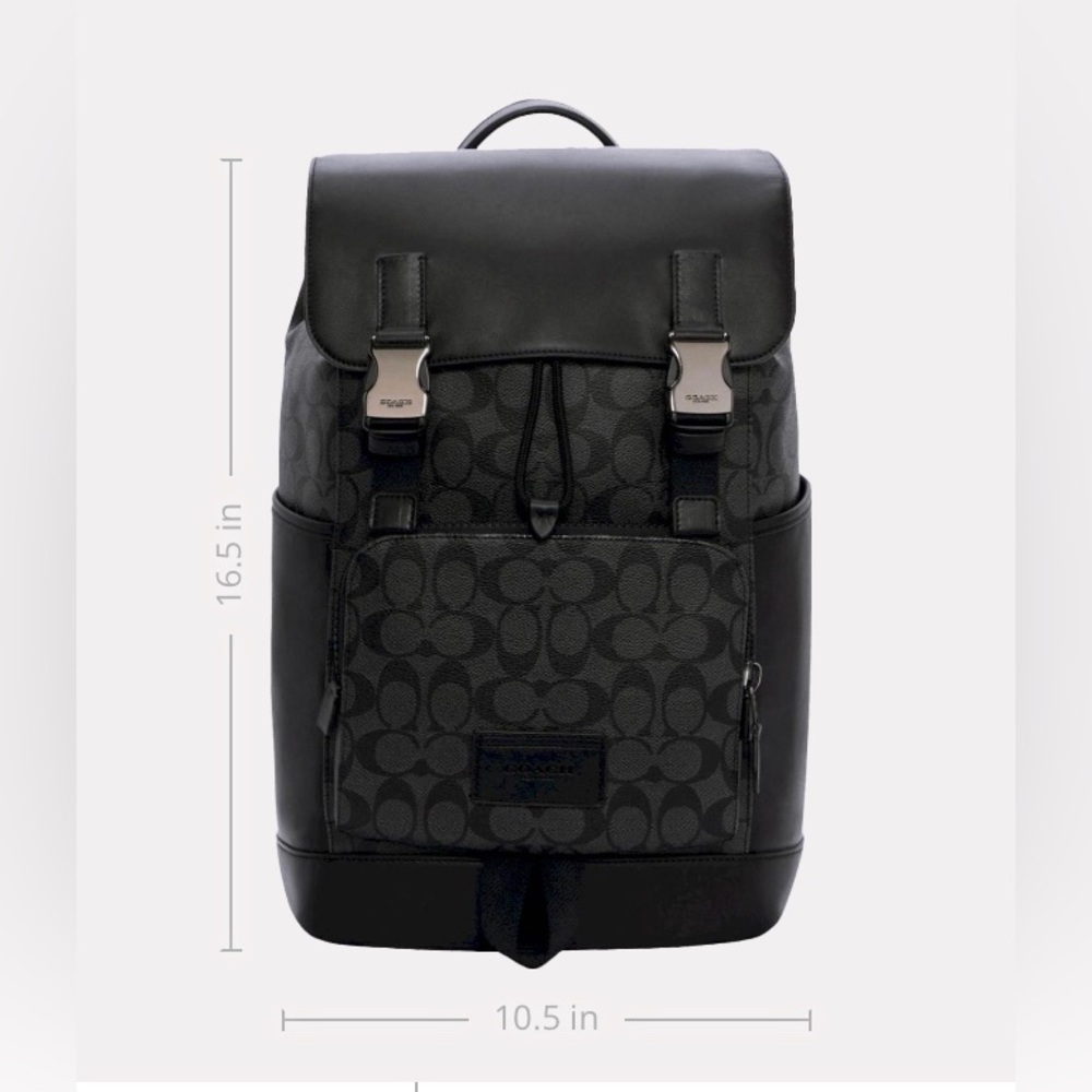 Coach Mens Track Backpack in Signature Canvas✨NWT✨ MSRP $650 - Picture 8 of 8